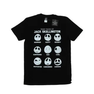 Disney - "Nightmare Before Christmas Many Faces Of Jack" T-Shirt für Herren (Schwarz)