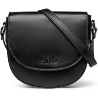 SID & VAIN Umhängetasche Umhängetasche Cross-Body Bag echt Leder Schultertasche schwarz, Ledertasche Umhängetasche & Schultertasche Damen Crossbody schwarz M