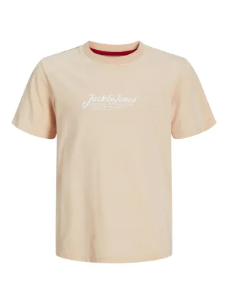 JACK&JONES - JJBEAU TEE SS CREW NECK JNR peach parfait - Gr. - 152