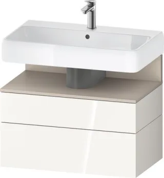 Duravit Qatego Waschtischunterbau wandhängend Weiß Hochglanz 790x470x590 mm - QA4394091220010 QA4394091220010