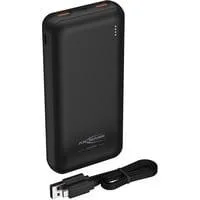 Powerbank 20000mAh PB320PD schwarz, USB-C Power Delivery (PD 3.0)