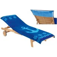 Delindo Lifestyle Liegenauflage Tropical Liegenauflage ANKER, (1 St), Jacquard-gewebtes Motiv