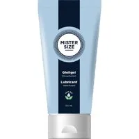 MISTER SIZE Gleitgel auf Wasserbasis, Tube mit 100ml, 1-tlg., veganes Bio Gleitgel ohne Parfüm - passt perfekt zu Ihren Kondomen