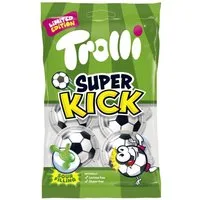 TROLLI Süßigkeit, Trolli Super Kick Schaumzuckerbonbon mit Füllung 4 Stück Packung 75g