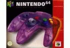 Nintendo 64 Controller purple transparent