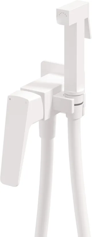 Neuesbad Serie 660 Unterputz-Bidetarmatur mit Bidet-Handbrause, Weiß NB1DEBQLA34M1