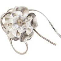 MIRROSI Taillengürtel Blume aus Echtleder zu binden, Einheitsgröße, Made in Italy Einheitsgröße (Geeignet für einen Hüftumfang bis zum ca.150 cm)