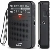 LTC Tragbares AM/FM/AUX-Taschenradio mit Batterien Radio (LEGA Funkgerät)