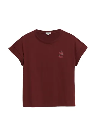 s.Oliver - T-Shirt rot - Gr. - 40