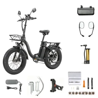 [EU DIRECT] SINOHON B20 Electric Bike 48V 15AH 750W Motor Recommended Top Speed 25KM/H 20inch 80-100KM Max Mileage 150KG