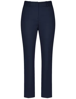 GERRY WEBER Collection - Schlichte 7/8 Stoffhose night sky - Gr. - 40