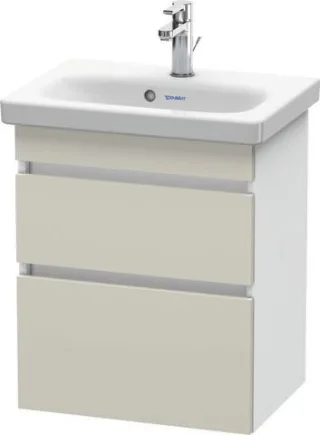 Duravit DuraStyle Waschtischunterbau wandhängend Taupe & Weiß Matt 500x368x610 mm - DS640309118 DS640309118