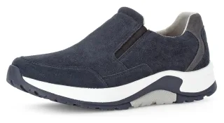 rollingsoft Slipper Schlupfschuh, Komfortschuh mit seitlichem Stretcheinsatz, Weite G