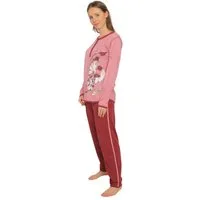 Consult-Tex Pyjama Damen Pyjama, Schlafanzug, Homewear Set DF419 (Packung) aus reiner Baumwolle-Jersey Qualität