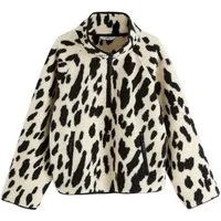 Next Fleecejacke Active Borgjacke mit Print (1-St)