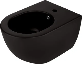 Neuesbad BIDET, Schwarz, Wandmontage NB1DECDENBPW1