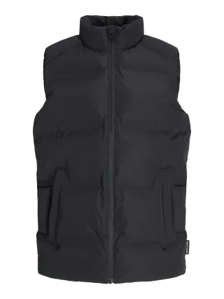 JACK&JONES - JJESOHO BODYWARMER COLLAR JNR black - Gr. - 152