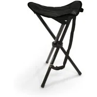 BasicNature Angelhocker BasicNature Dreibeinhocker Travelchair Schwarz – Campinghocker