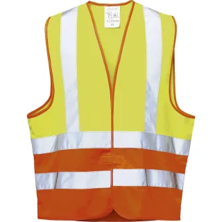 Warnwesten Hajo neongelb/neonorange - 22683