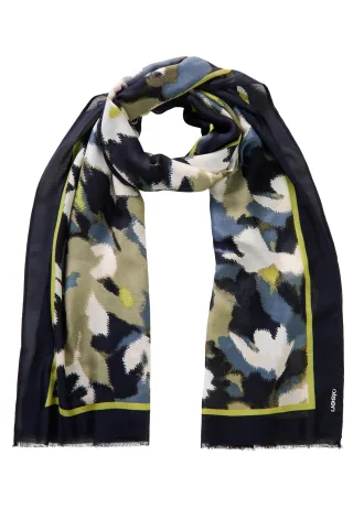 Olsen - Scarf Woven Moss Green - Gr. - 00