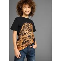 KIDSWORLD T-Shirt GECKO Kurzarm, Basic-Passform, bedruckt, Rundhalsausschnitt