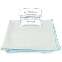 SleepCOOL Kissenbezug Kühlende Kissenhülle COOL.GREEN - 100% recycelt, 100% besser schlafen, (1 Stück)