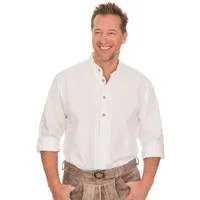 Orbis Textil GmbH & Co. KG Trachtenhemd Trachtenhemd - ARIAN - weiß