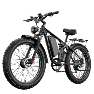 [EU DIRECT] E·BYCCO EB7 Pro Electric Bike 52V 23AH Battery 1000W*2 Dual Motors Recommended Top Speed 25KM/H 26inch Tires