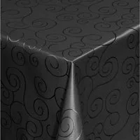 Moderno Tischdecke Tischdecke Stoff Damast Ornamente Jacquard Ranken Design mit Saum, Eckig 80x80 cm