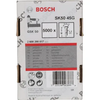 Bosch Senkkopf-Stift SK50 16G, Drahtmaß 1,2 mm, verzinkt - 2608200517