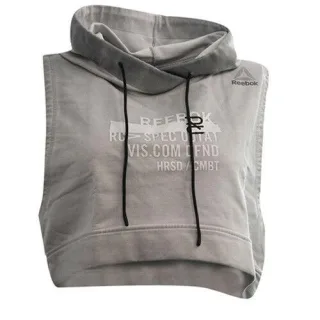 Reebok Combat Glory ärmellose graues Training Kumpelhaube - Frauen
