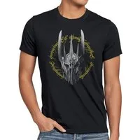 style3 T-Shirt Dunkle Ringe tolkien auenland herr der ringe lord of the rings