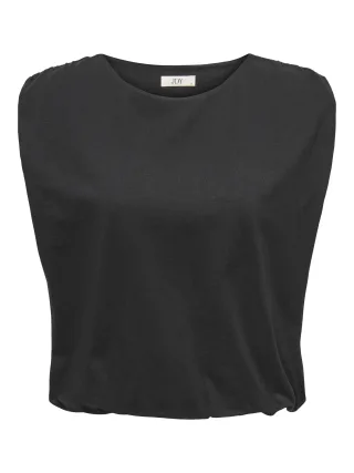 JDY - JDYMARA S/L BUBBLE TOP JRS Black - Gr. - M