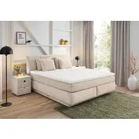 Jockenhöfer Gruppe Boxspringbett "Carla", wahlweise mit oder ohne Bettkasten, inkl. 4 Kissen, erhältlich in den Breiten 160 & 180cm