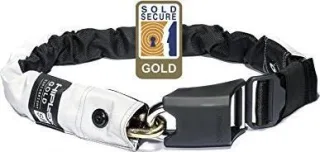 Hiplok Gold Kettenschloss 85 cm silber/reflektierend