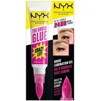 NYX PROFESSIONAL MAKEUP Augenbrauen-Gel THE BROW GLUE CRAZY LIFT, sorgt für geliftete und laminierte Augenbrauen für bis zu 24H Halt