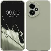 kwmobile Smartphone-Hülle Hülle für HONOR 400, Backcover Silikon - Soft Handyhülle - Handy Case in Graugrün