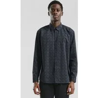 QS Langarmhemd Hemd Regular Fit: Hemd mit Alloverprint