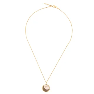 Orphelia 'Amelia' Damenkette mit Anhänger aus 925er Sterlingsilber – Gold zh-7371