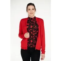 einfach Schön Sweatjacke Ruby rot