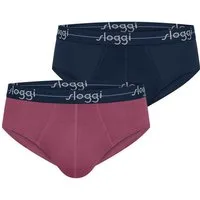 sloggi Midislip Blue Start (2-St) Midi Slip, Midibrief, Halbhoher Slip
