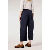 Himalaya Clothing Stoffhose Walkhose aus Merinowolle mit Komfortbund - navy / XXL