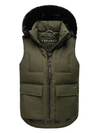 Navahoo Zimthäschen Damen Winter Weste – warm & stilvoll