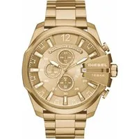 Diesel Chronograph MEGA CHIEF DZ4360, Quarzuhr, Armbanduhr, Herrenuhr, Stoppfunktion, Edelstahlarmband