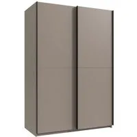 Wimex Kleiderschrank Mugano, B/T/H 135 oder 180/65/198cm, Made in Germany (wähle Deine Ausstattung: Basic oder Premium) 2 Schwebetüren mit oder ohne Spiegel, Metallgriffe