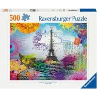 Ravensburger Puzzle Postkarte aus Paris, 500 Puzzleteile, Made in Germany