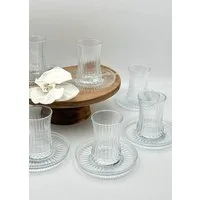 Pasabahce Allzweckkiste Pasabahce Elysia Teeset Tasse mit Untertasse 12tlg. (Set)