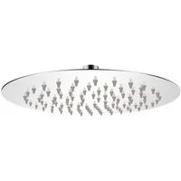 vidaXL Regenduschkopf Regenbrause Edelstahl 20 cm Rund, (1-tlg)