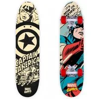 Captain America Skateboard Robustes Ahornholz mit 95A PVC-Rädern