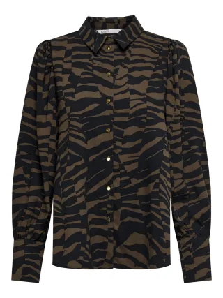 ONLY - ONLBREE L/S SHIRT PTM chestnut - Gr. - S
